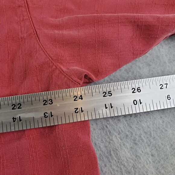 Tommy Bahama Shirt Mens XL Red Polynosic Rayon Casual Button Up - Picture 5 of 8